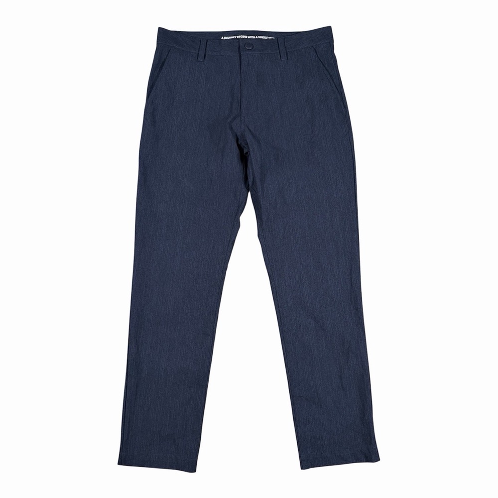 Rhone Pants Mens 30x33(29) Indigo Striped Commuter Slim Trouser Performance EUC